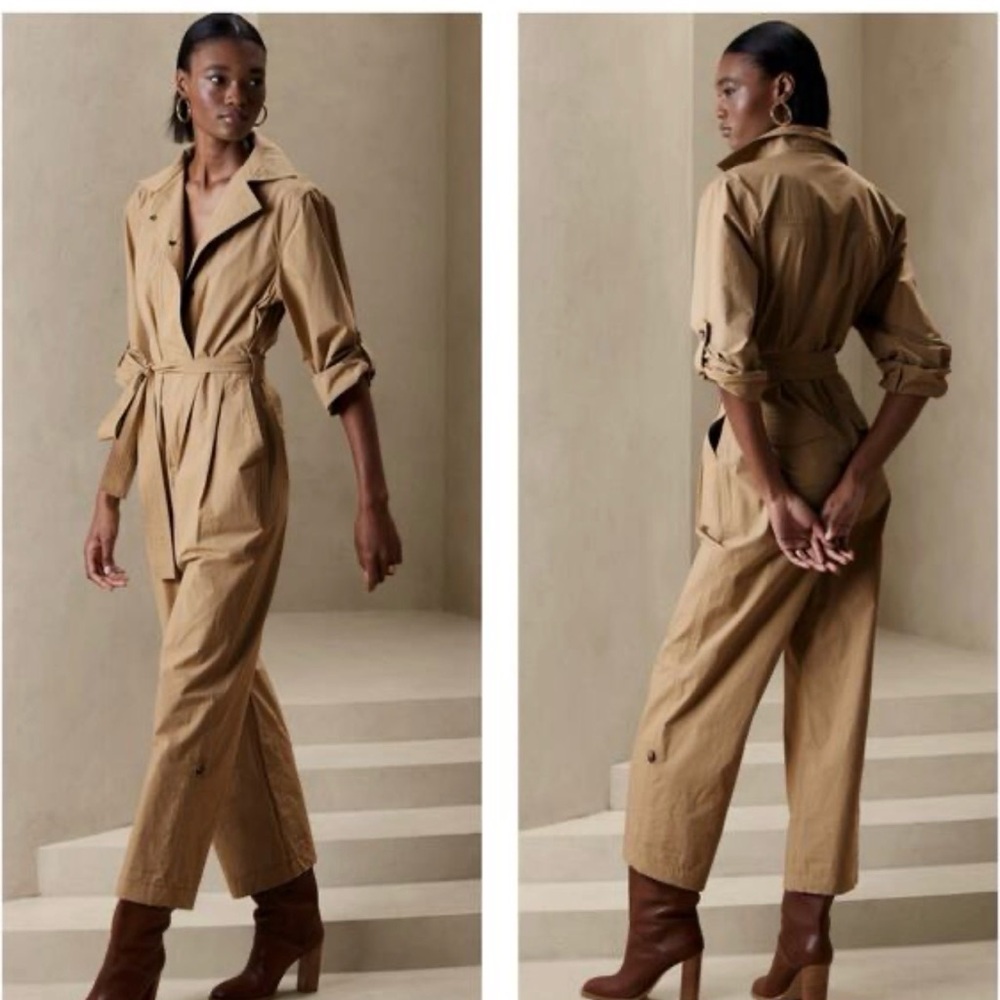 Banana Republic Beige Jumpsuit - Picture 2 of 14